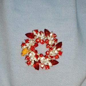 Beautiful holiday brooch